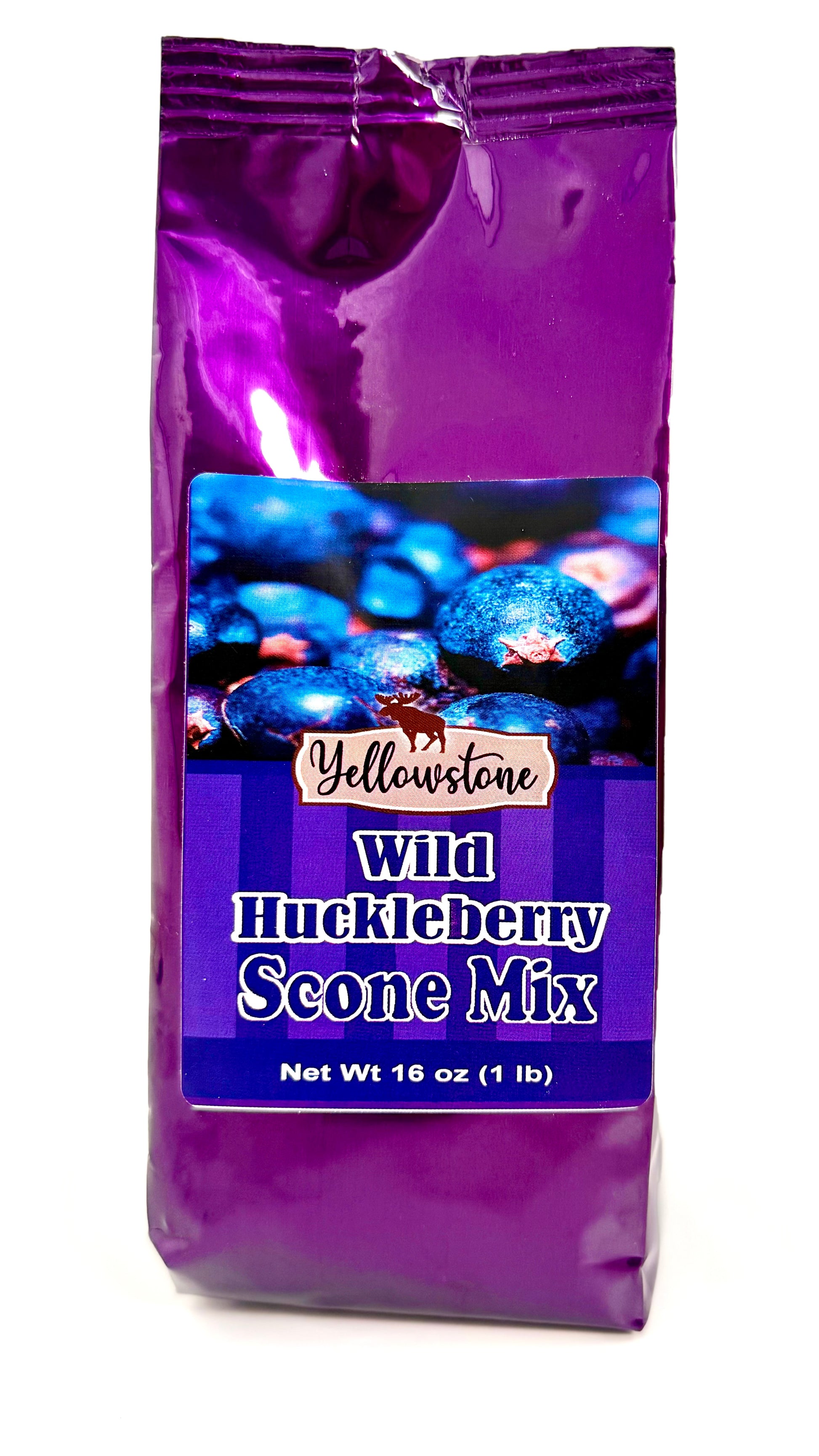 Huckleberry scone mix made from mountain berries