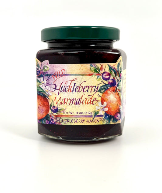 Jar of Montana berry marmalade with citrus and berry concoction 