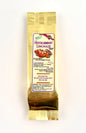 Pouch of huckleberry lemonade with light purple hue