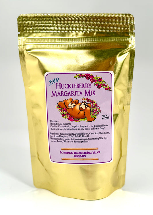 Bag of huckleberry margarita mix powder