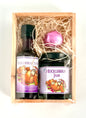 Mini huckleberry gift set with syrup, jam, and bon-bon