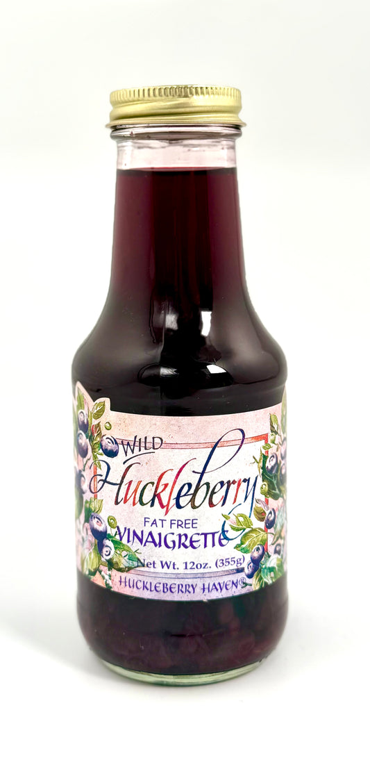 Bottle of fat-free huckleberry vinaigrette dressing